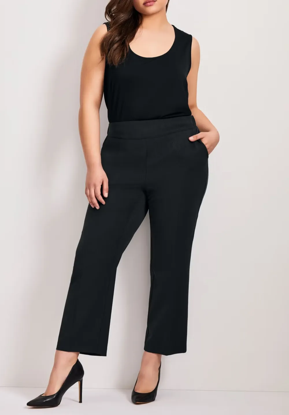 Straight Zipper Pants