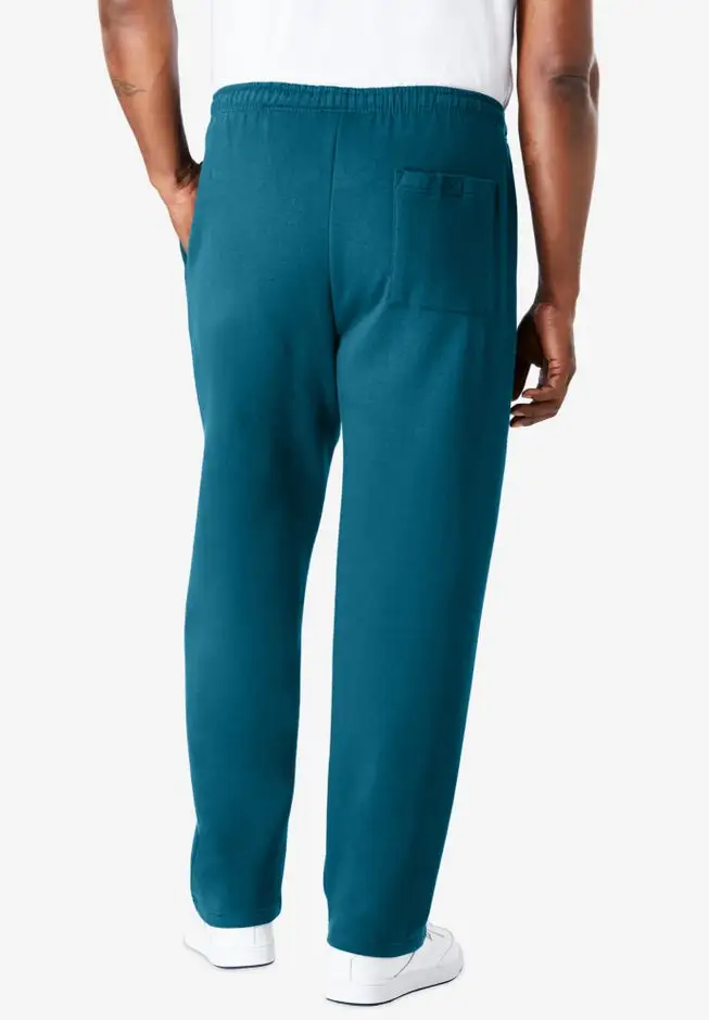 Fleece Open-Bottom Sweatpants