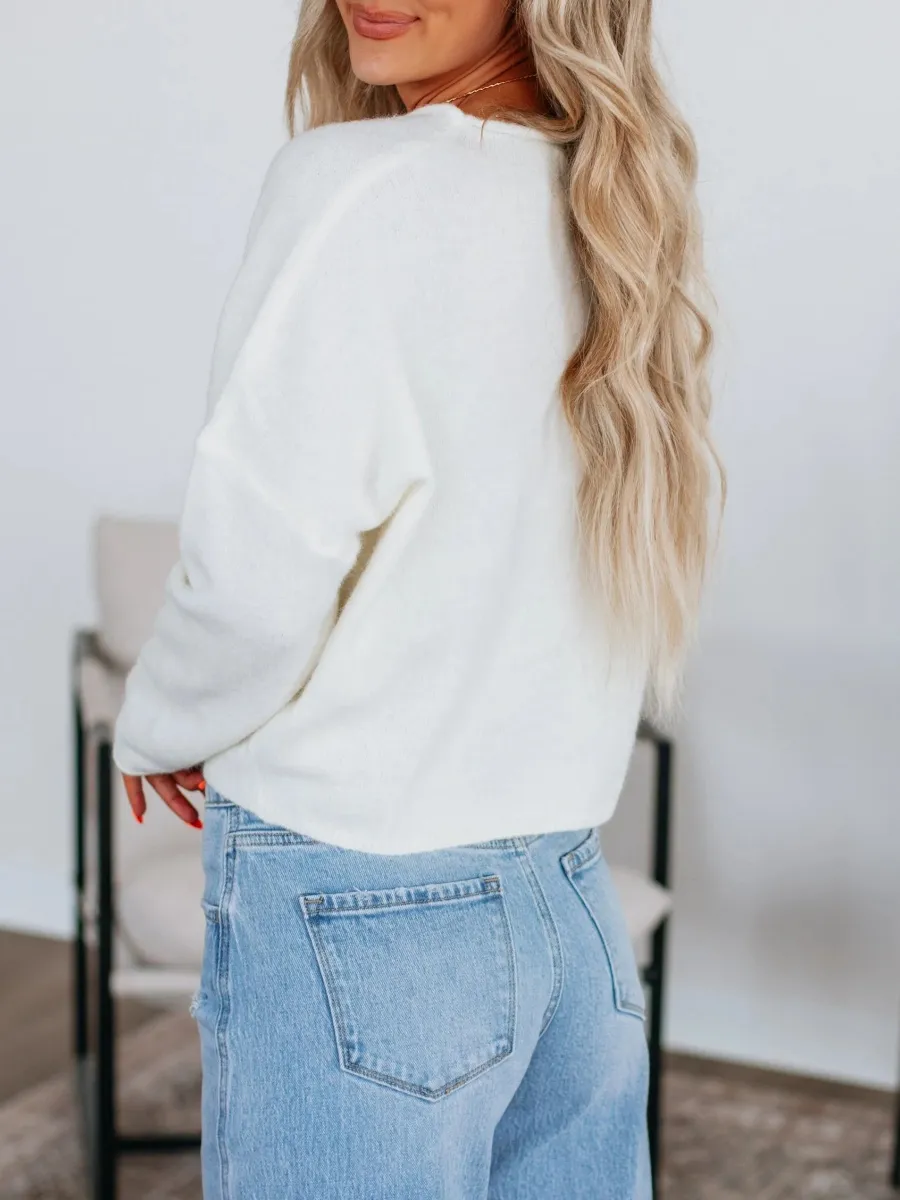 Cherry Button Down Cardigan