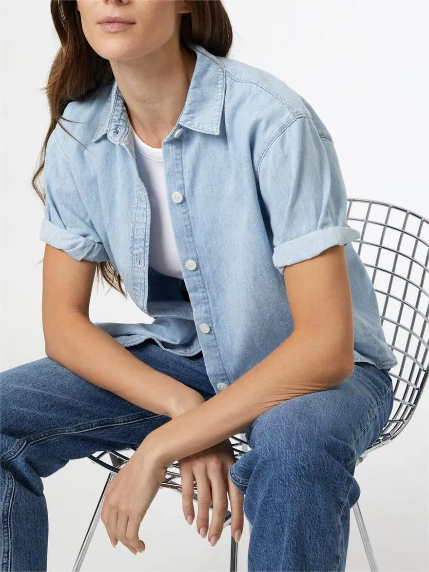 Casual Cotton Denim Shirt