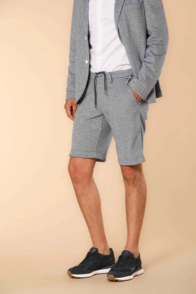 Men's  Double-Sided Cotton Navy Blue Shorts