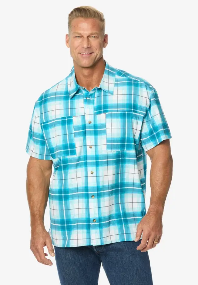 Double Pocket Short Sleeve Performance Shirt