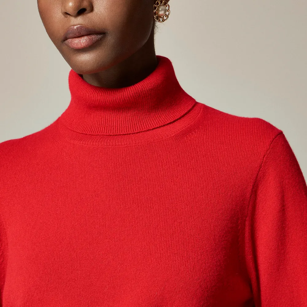 Cashmere Shrunken Turtleneck Sweaters