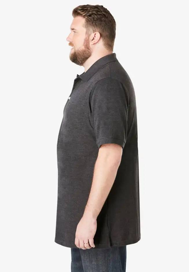 Longer-Length Shrink-Less™ Cotton Polo Shirt