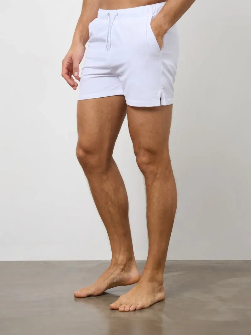 in White Leisure Daily Swim Short