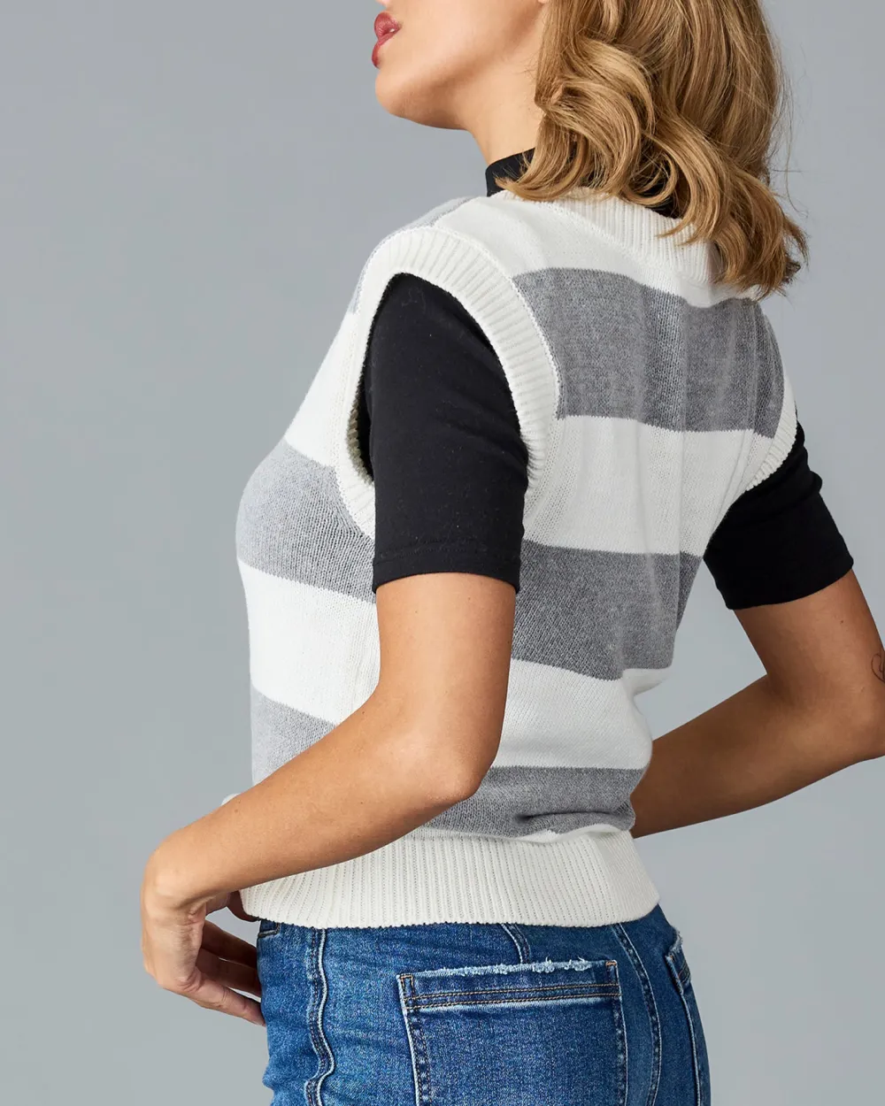 Signature Stripe Vest