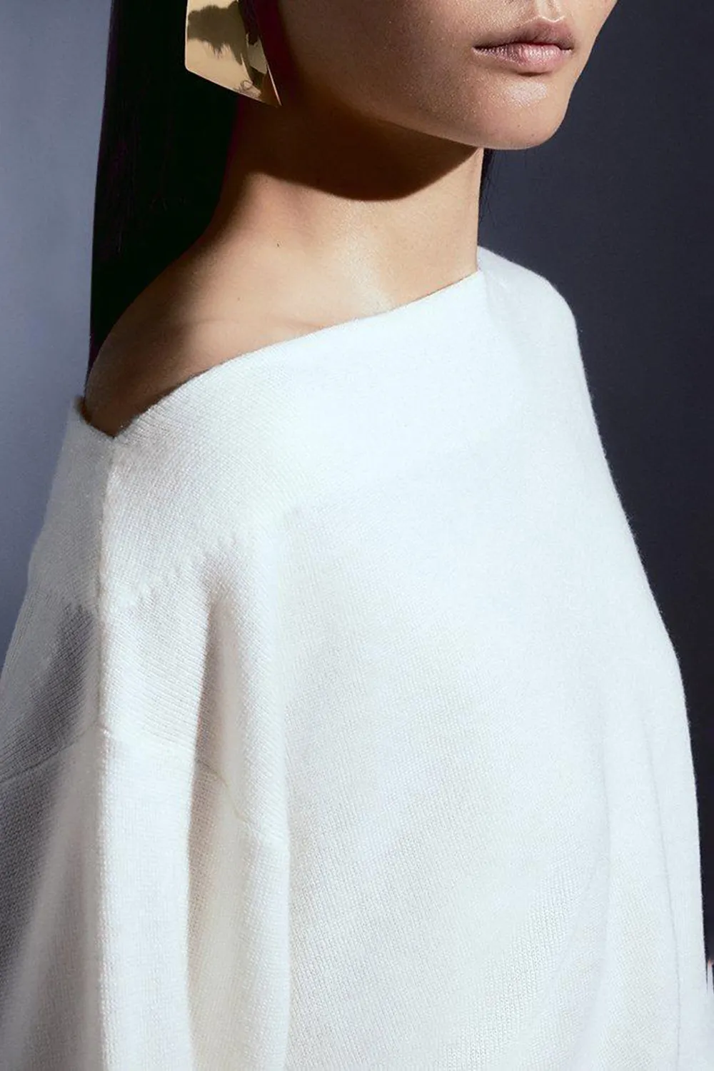 Blend Off The Shoulder Knit Top