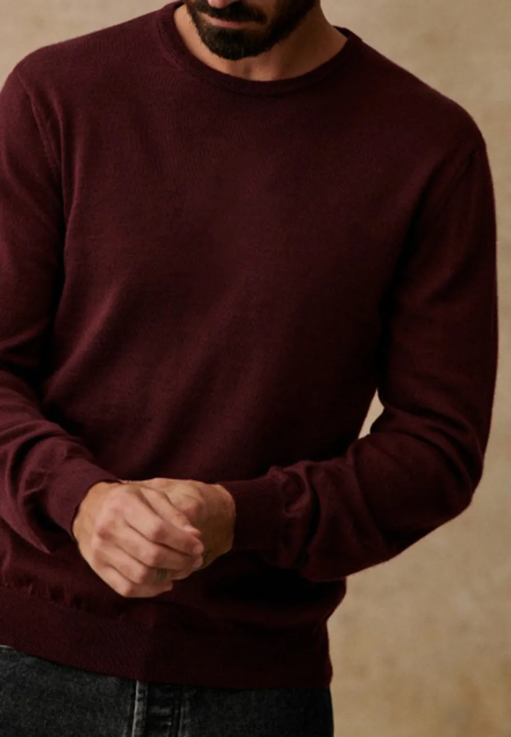 Sweater-Burgundy