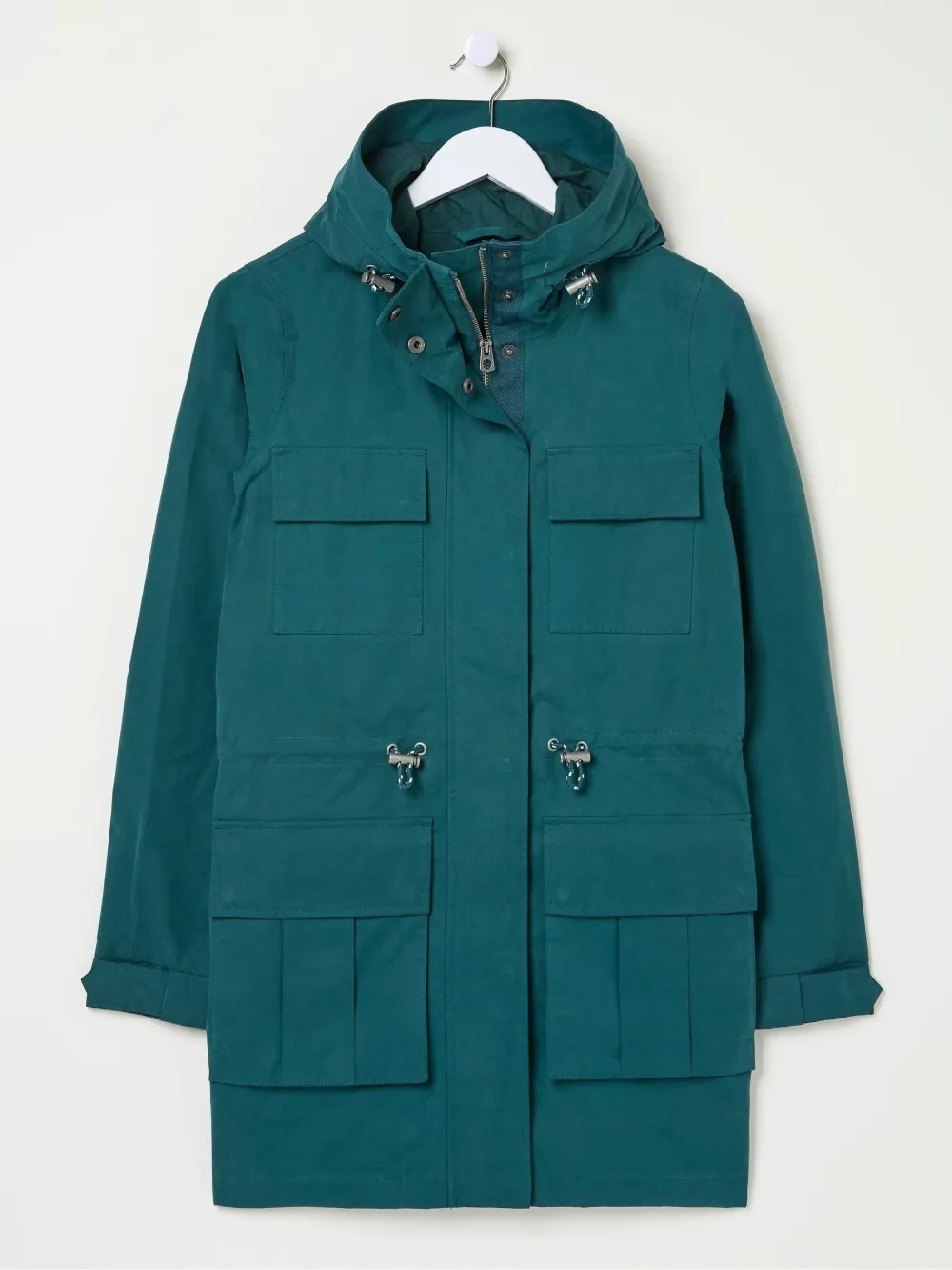Teal Blue Waterproof Coat