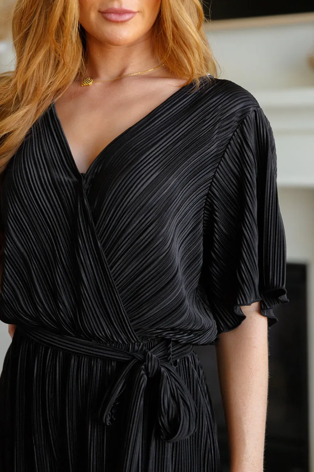 Loose Temperament Commuting  Black Jumpsuit