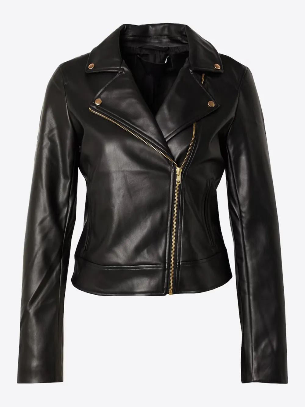 Black Casual Style Between-Season Jacket