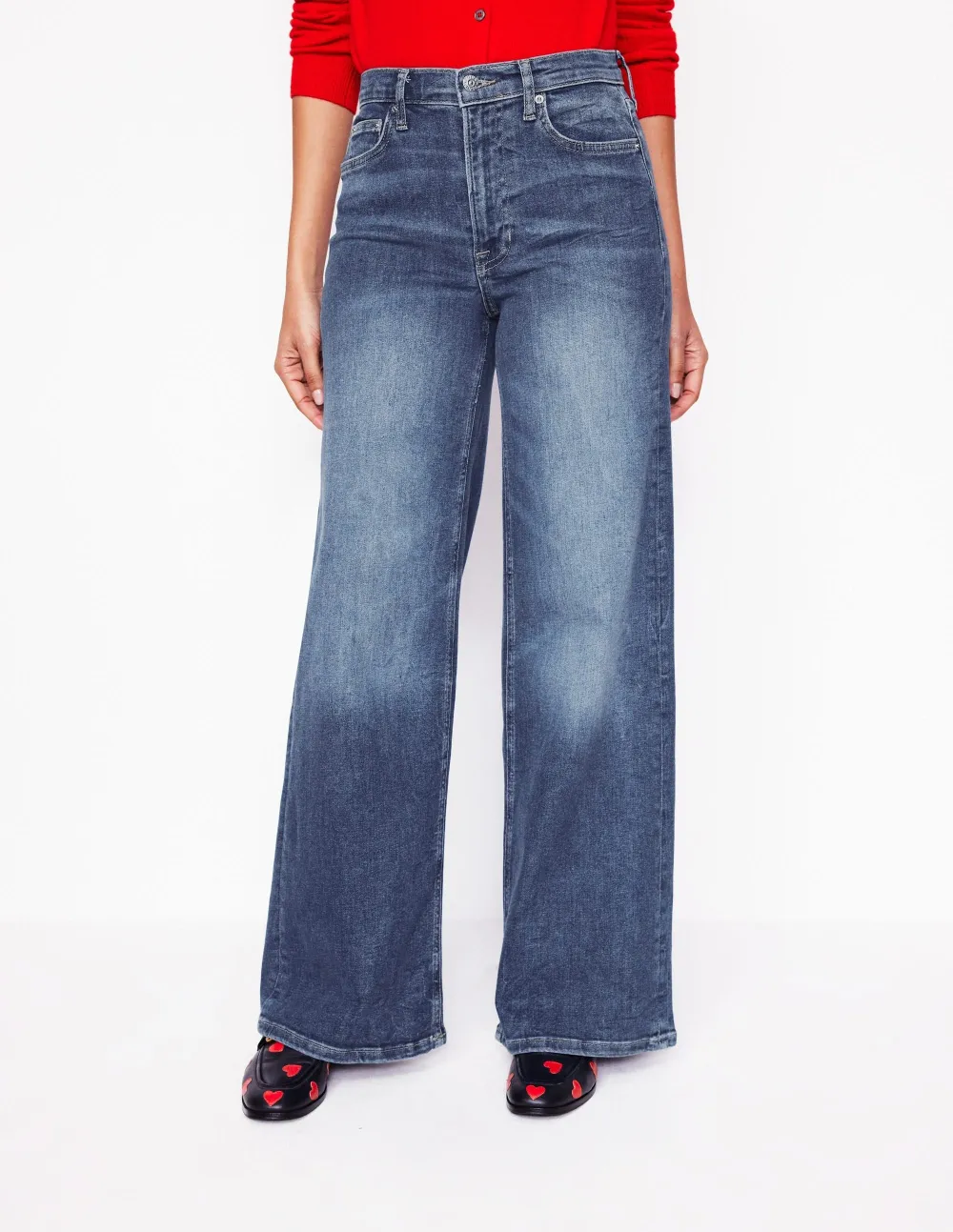 Mid - Vintage High - Rise Wide - Leg Jeans