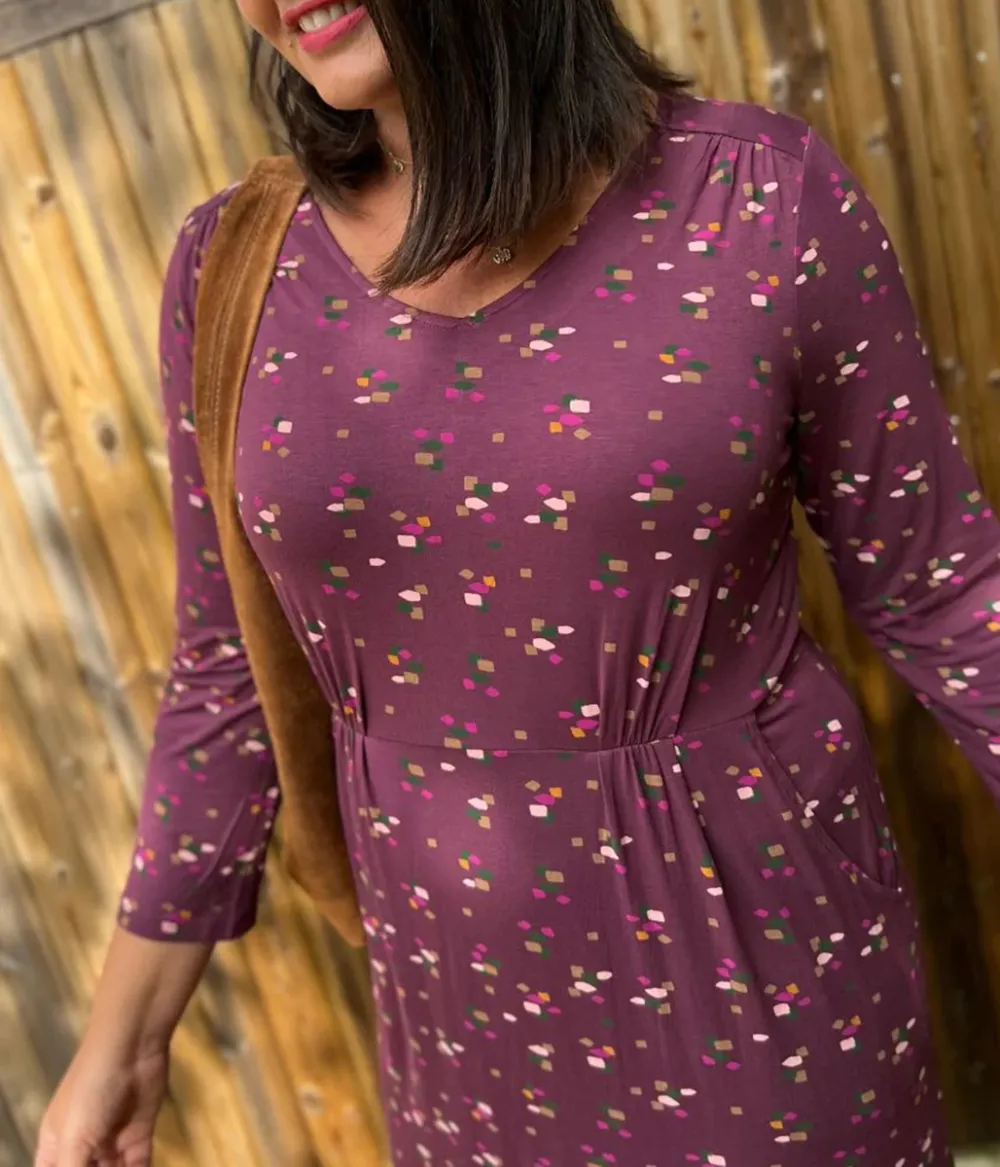 Daily Print Midi Dress