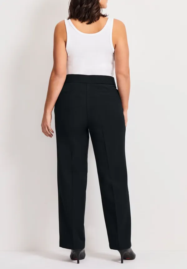 Solid Color Zipper Pants