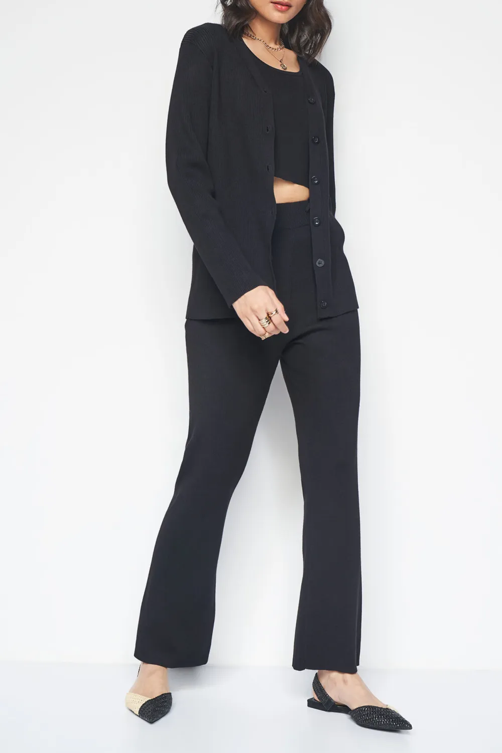 Soft Fabric Relaxed-Fit Basic Set
