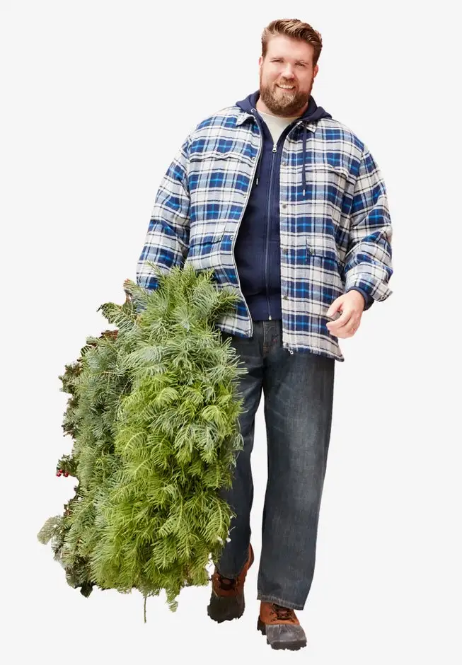 Flannel Full Zip Snap Closure Renegade Shirt Jacket