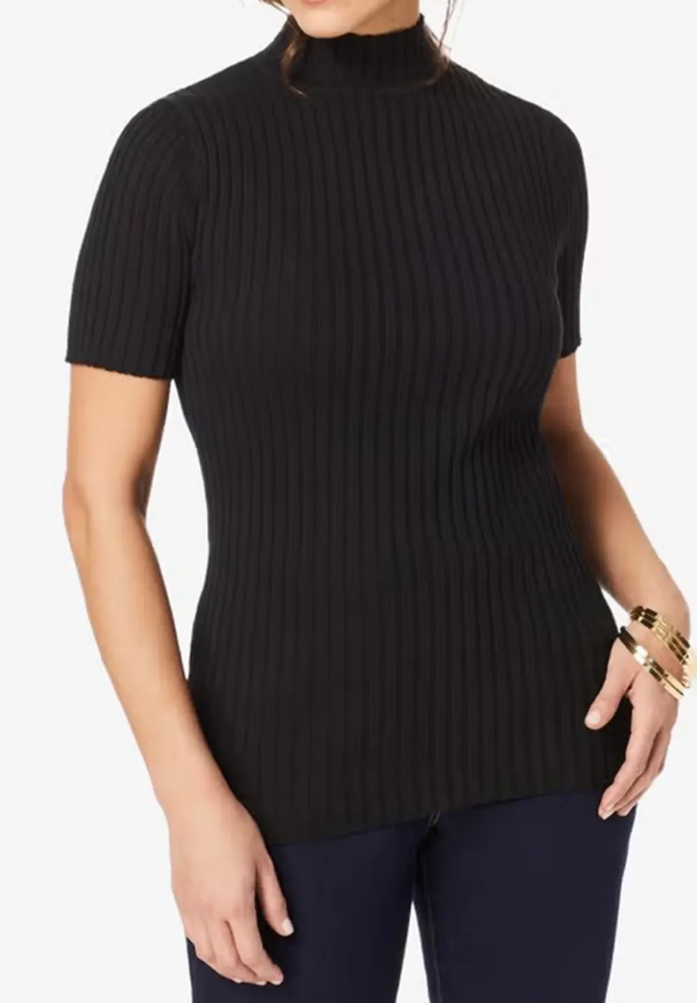 Cotton Short Sleeved Sweater