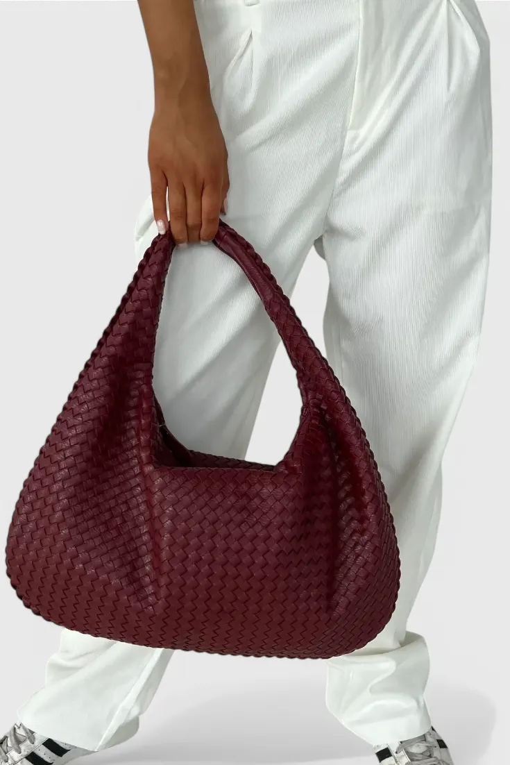 Pleated Shoulder Bag