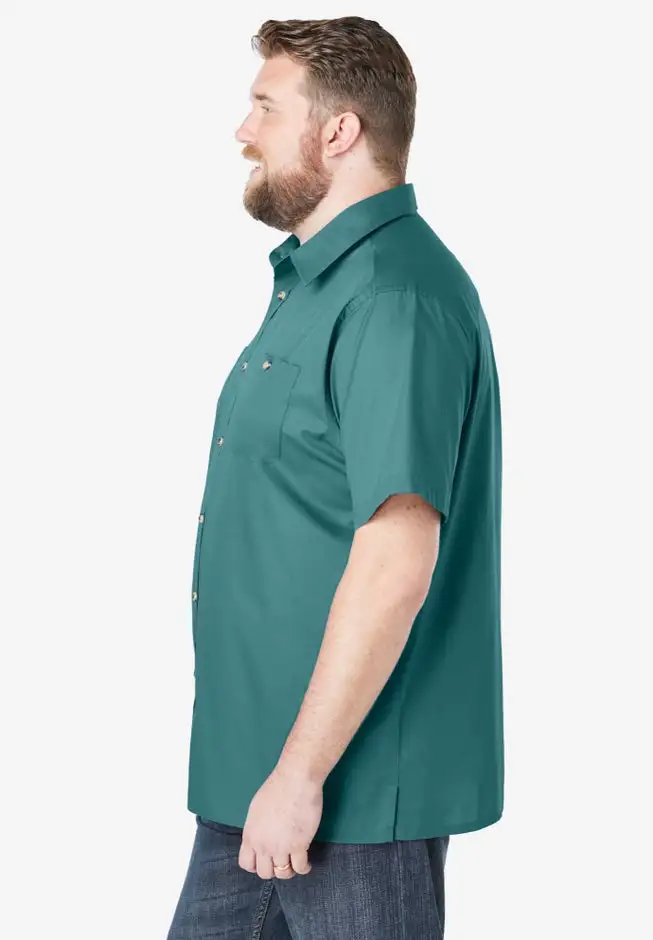 Short-Sleeve Pocket Sport Shirt