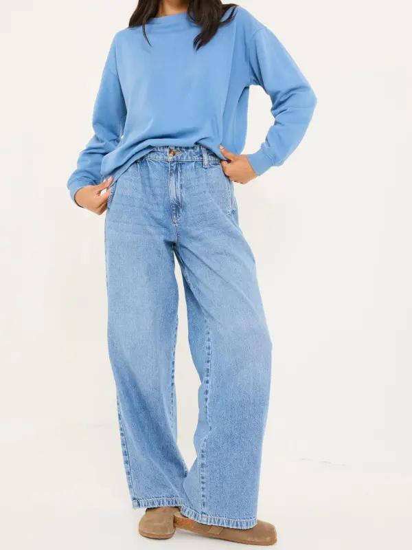 Blue Cobalt Crew Sweatshirt