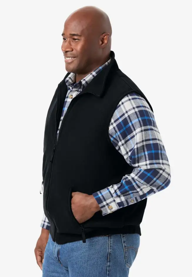 Explorer Plush Fleece Zip Vest