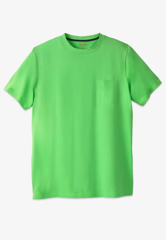 Heavyweight Longer-Length Pocket Crewneck T-Shirt