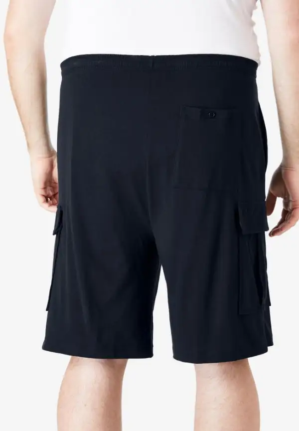 Lightweight Jersey Cargo Shorts