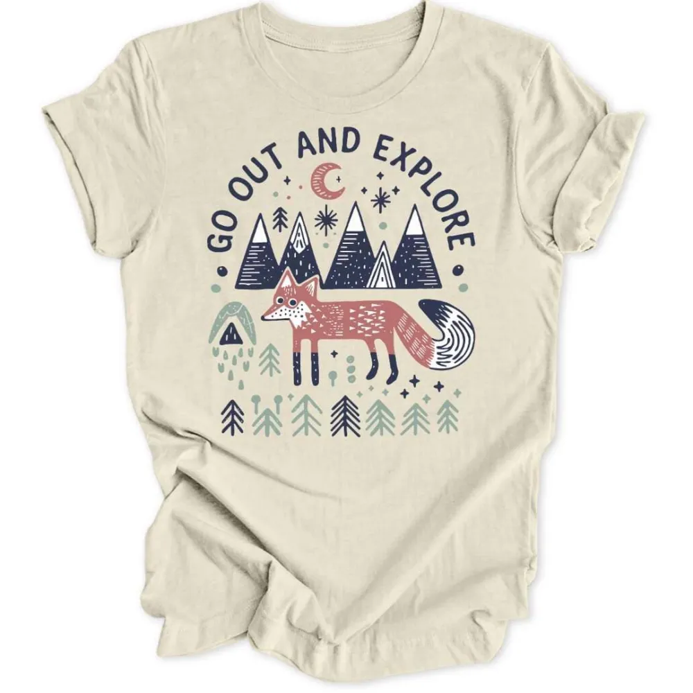 Explorer Fox Unisex T-Shirt