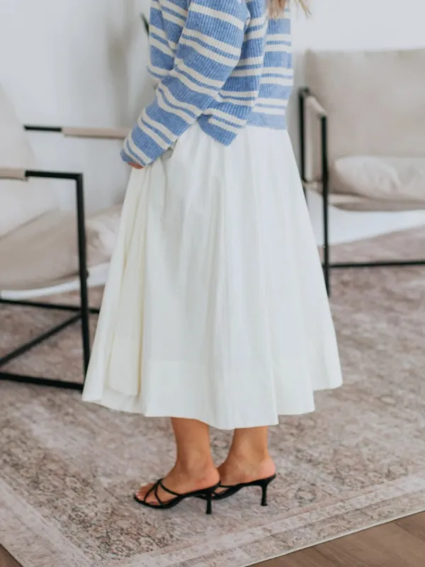 Flowy Midi Skirt