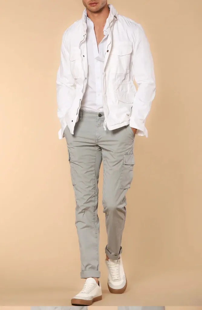 Men's Sugar Paper Blue Cotton Twill Slim Fit Sky Blue Overalls