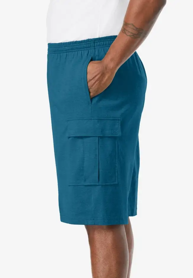 Lightweight Jersey Cargo Shorts