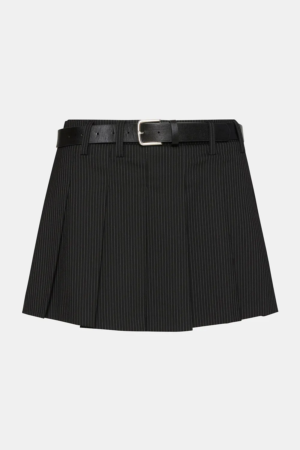 Stretch Suiting Skirt Black
