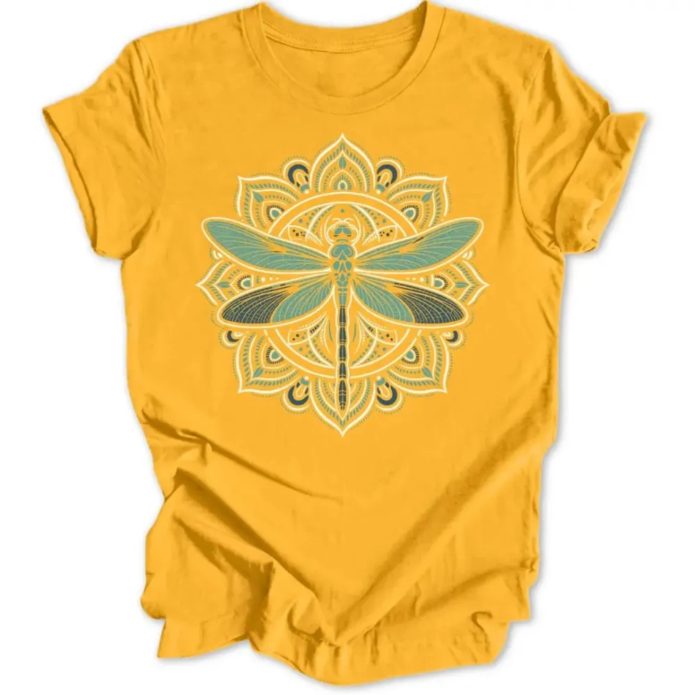 Dragonfly Mandala Unisex T-Shirt
