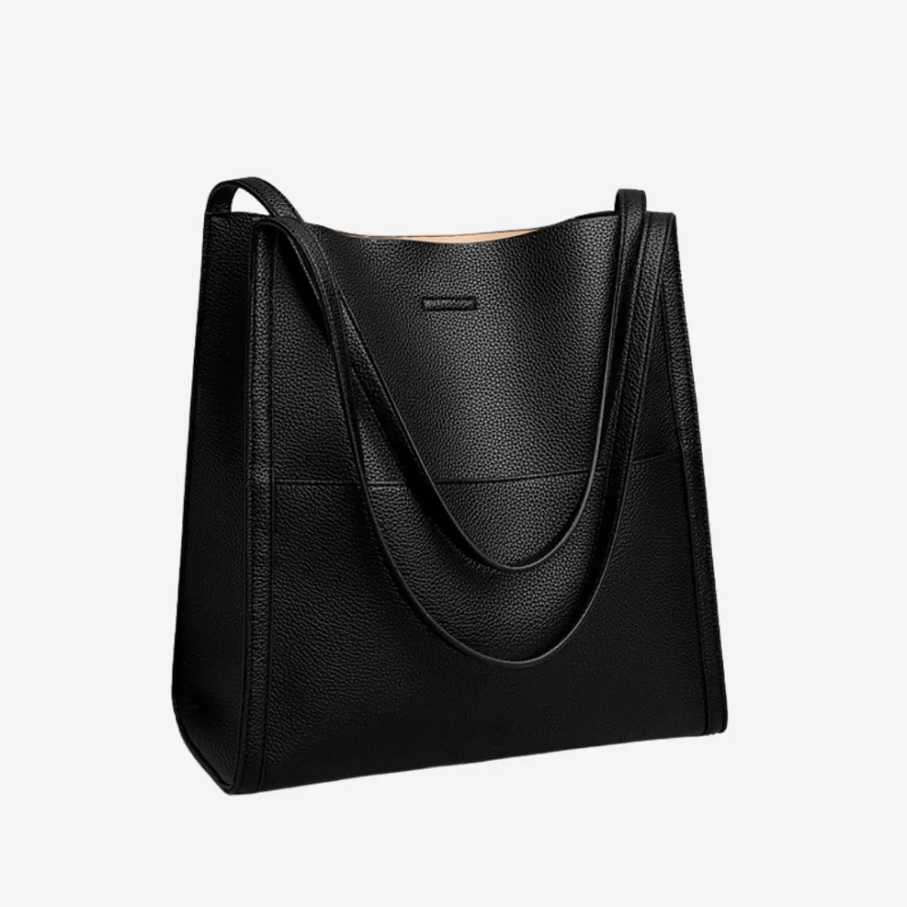 Utility Vegan Leather Shoulder Bag