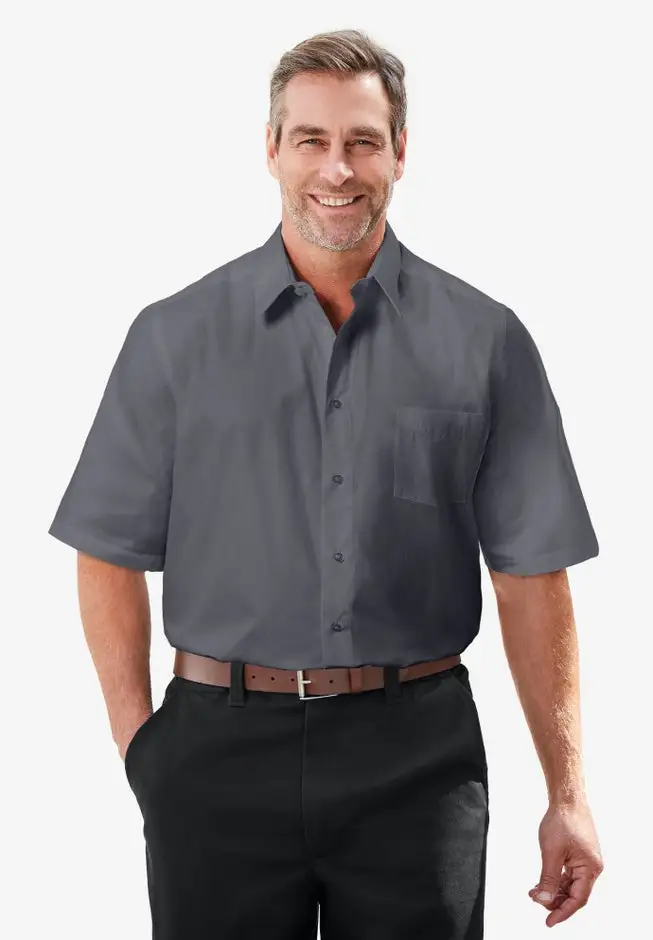 Wrinkle-Free Short-Sleeve Dress Shirt