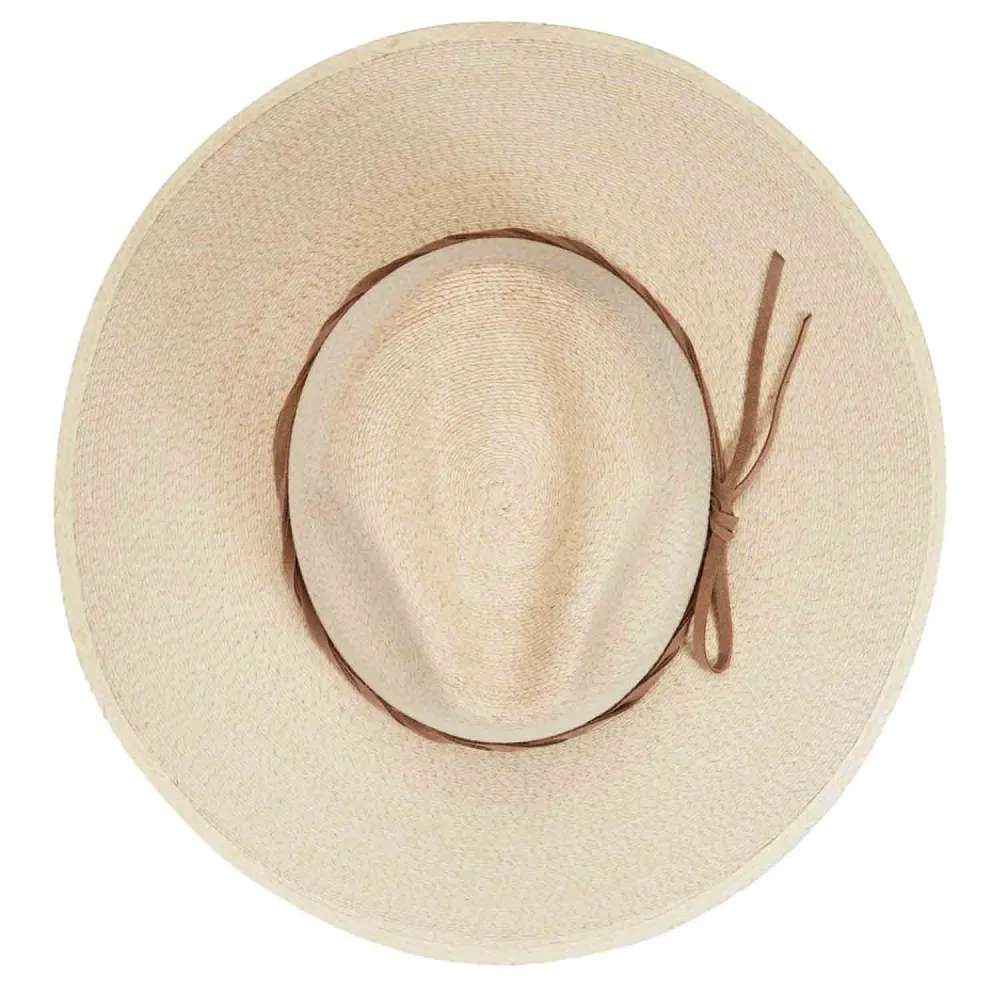 Tulum Natural Palm Straw Wide Brim Hat
