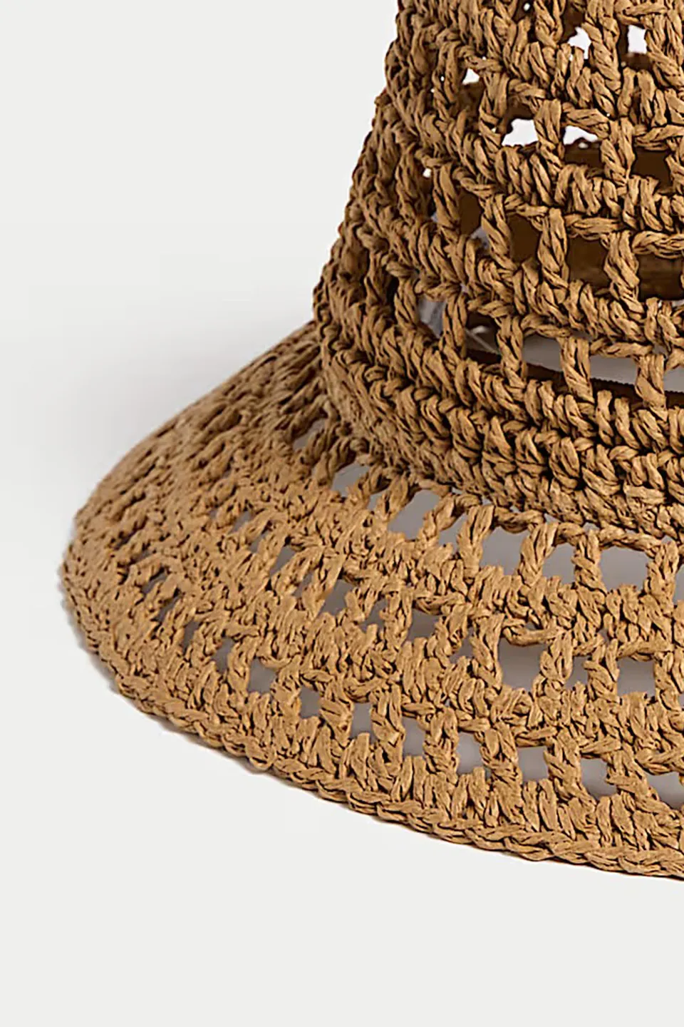 Criss-Cross Woven Straw Hat