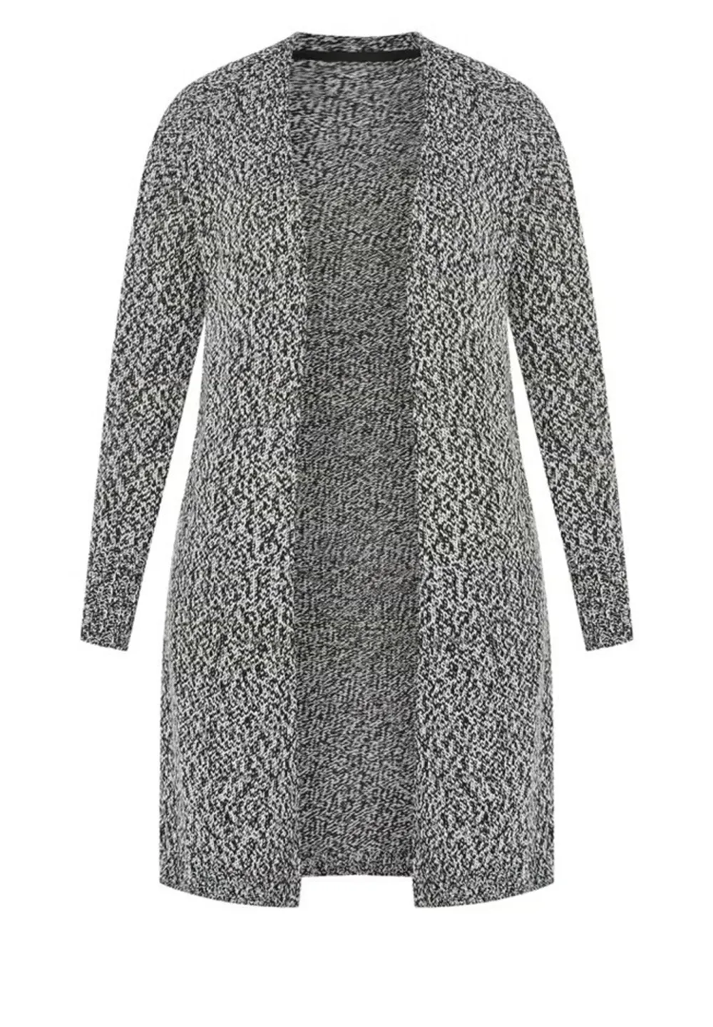 Ribbed Long Sleeved Cardigan