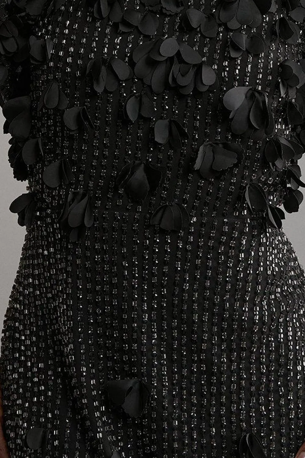 Petite Crystal Applique Angel Sleeve Midaxi Dress
