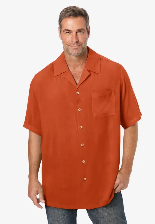 KS Island Solid Camp Shirt