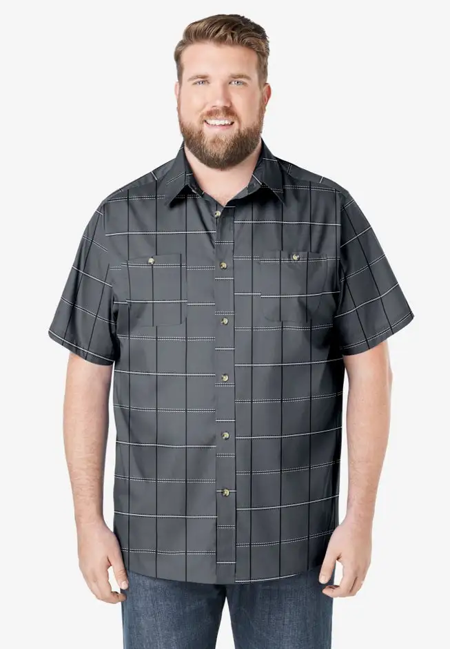 Check Short-Sleeve Sport Shirt