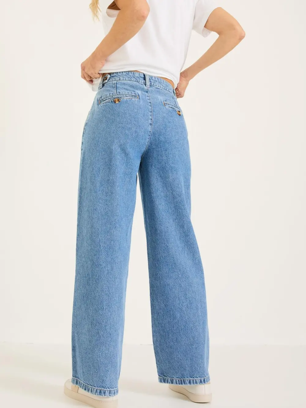 Denim Vintage Wide Leg Jeans