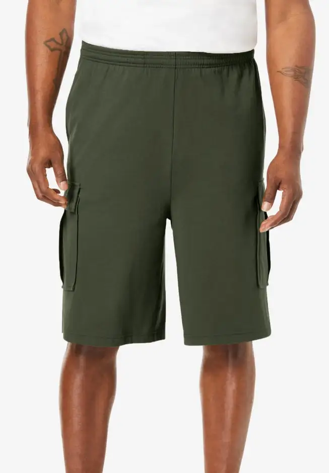 Lightweight Jersey Cargo Shorts