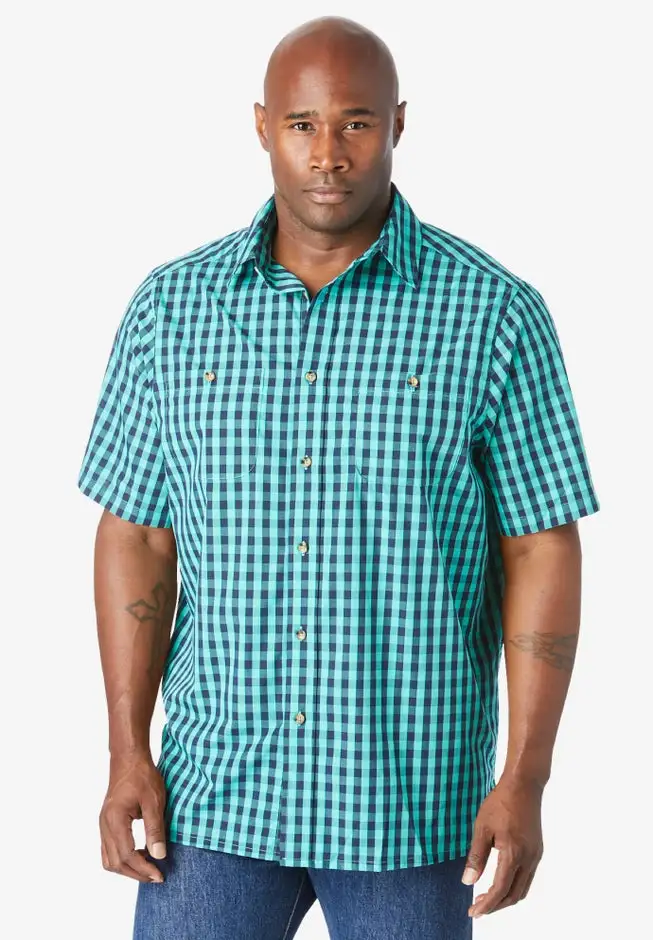 Check Short-Sleeve Sport Shirt