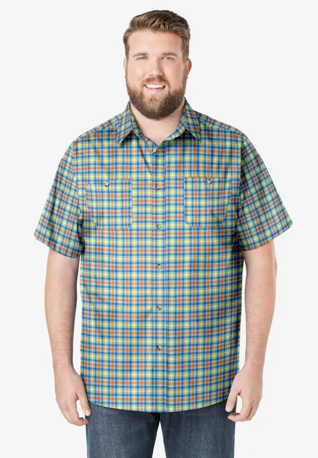 Check Short-Sleeve Sport Shirt