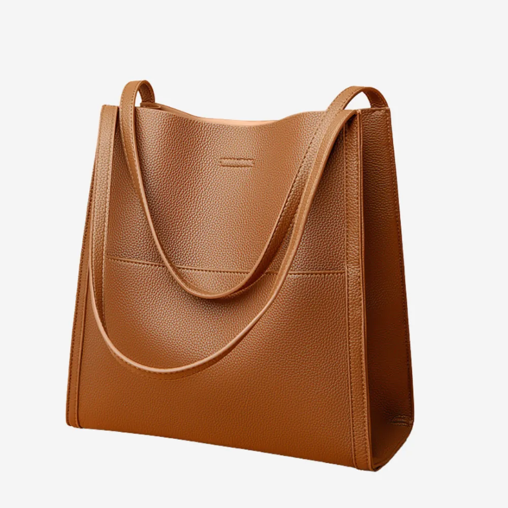 Utility Vegan Leather Shoulder Bag