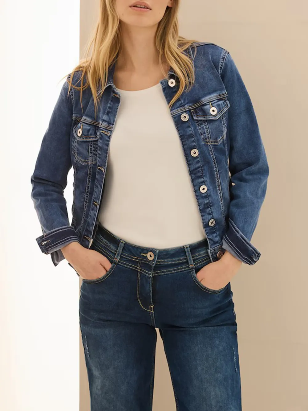 Blue Between-Season Jacket