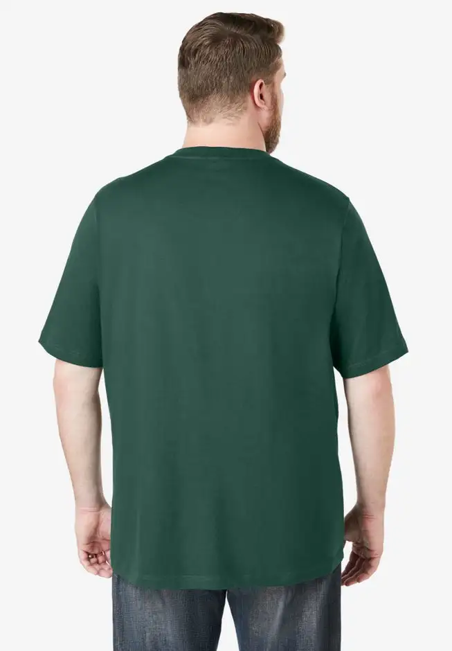 Shrink-Less Lightweight V-Neck Pocket T-Shirt