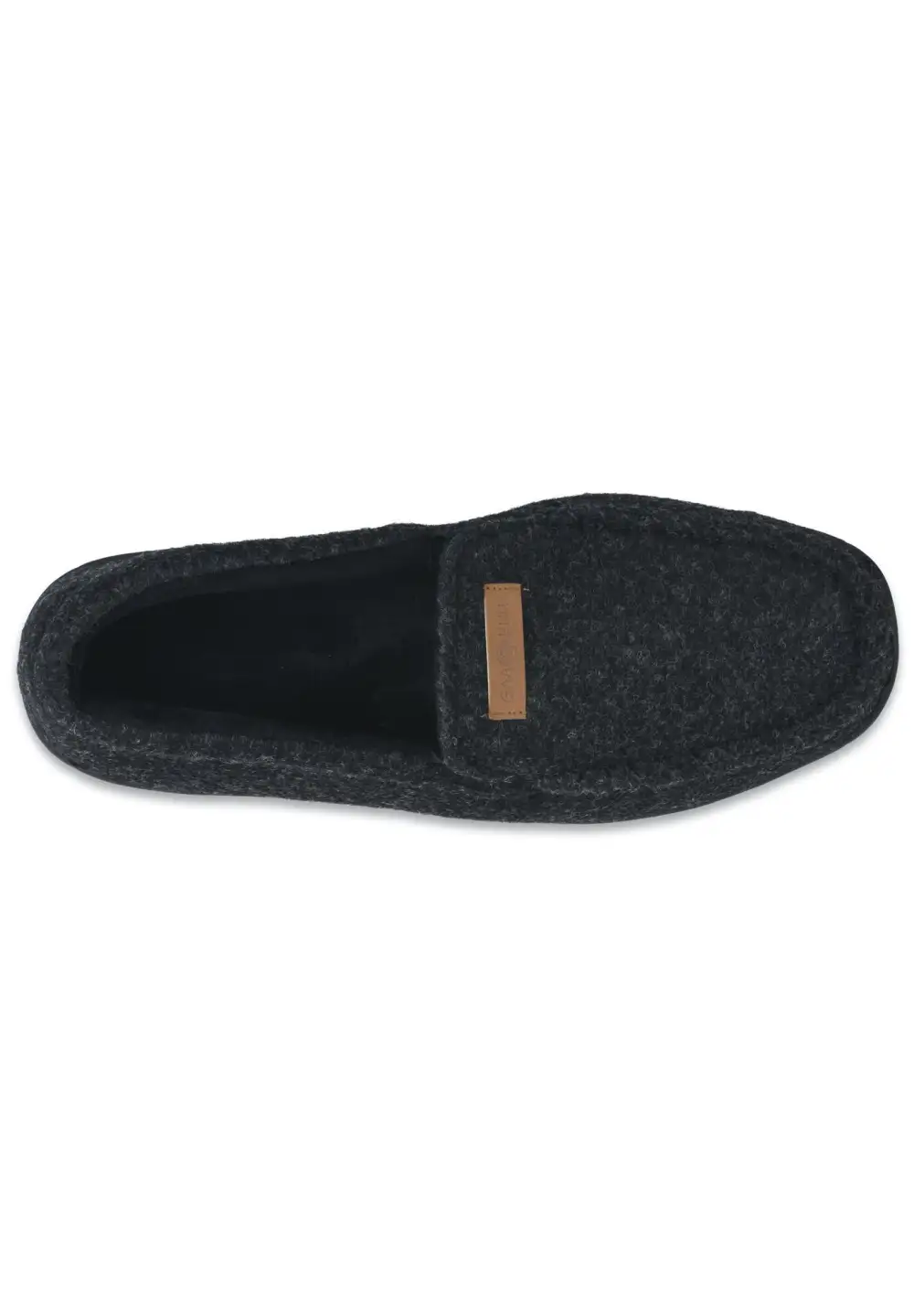 Mens Faux Wool Mocassin Slipper With Velour Lining Slippers
