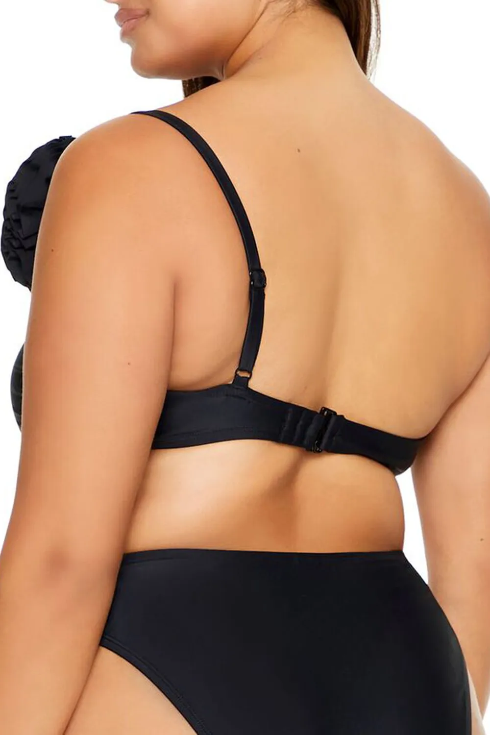Plus Size Rosette Bikini Top
